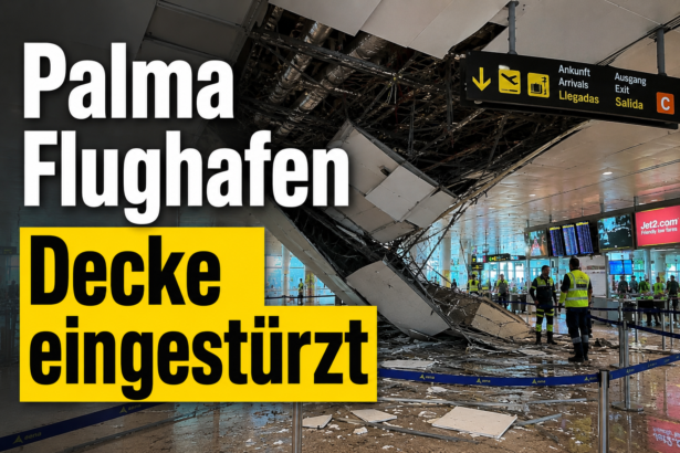 Palma Flughafen Decke eingestürzt
