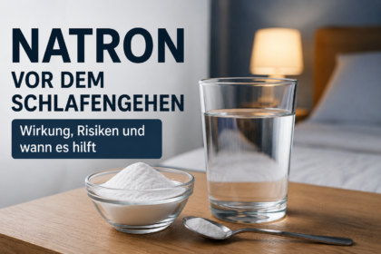 Natron vor dem Schlafengehen