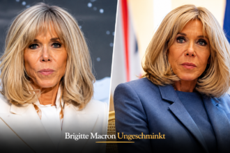 Brigitte Macron ungeschminkt